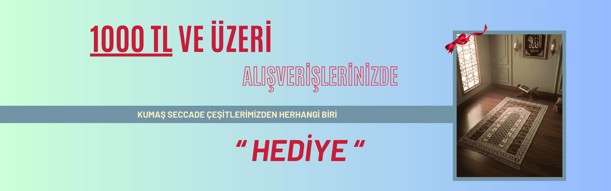 seccade hediye