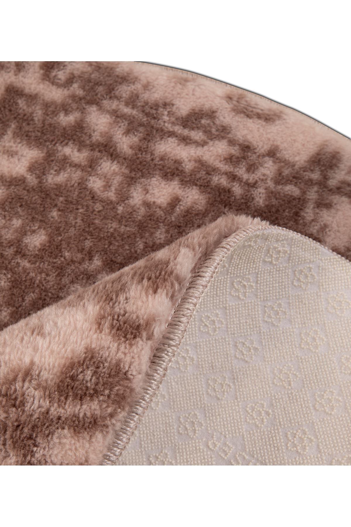 My Evilla Modern Dekoratif Halı Jel Kaymaz Taban Peluş Kahve Paspas Takımı 60x100 My Evilla Modern Dekoratif Halı Jel Kaymaz Taban Peluş Kahve Paspas Takımı 60x100